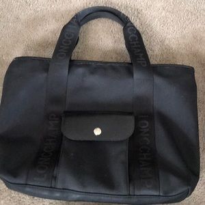 Big black longchamp bag